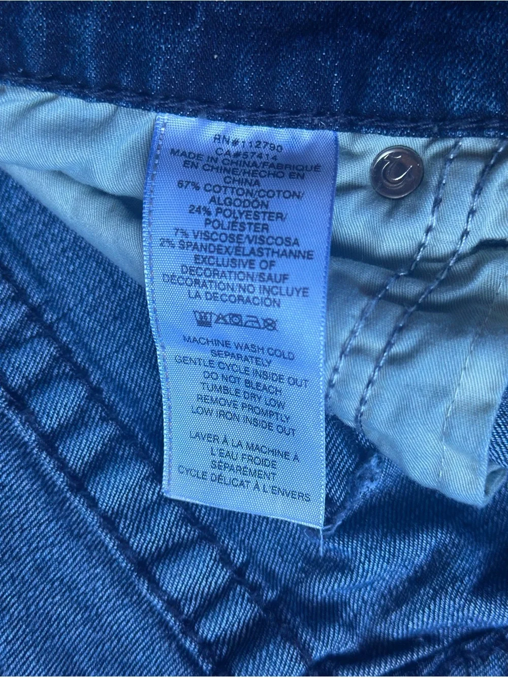 True Religion Indigo Blue Geno Slim Fit Straight Jeans Sz 38